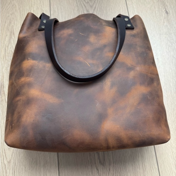 Portland Leather Goods Classic Medium Tote Canyon - Picture 3 of 8